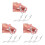 12Pcs Double-Sided Silver Metal Clips Flexible Table Number Holders 9
