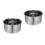 2Pcs Stainless Steel Rice Cooker Inner Pot Nonstick Silver 5