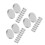 30Pcs Small Tin Containers Silver Iron Storage Boxes for Cookies Candy 4