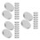 30Pcs Small Tin Containers Silver Iron Storage Boxes for Cookies Candy 7