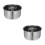 2Pcs Stainless Steel Rice Cooker Inner Pot Nonstick Silver 7