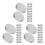 30Pcs Small Tin Containers Silver Iron Storage Boxes for Cookies Candy 10
