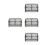 4Pcs Dual 86 Waterproof Socket Box Black Pc Protective Plug Cover 9