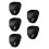 5Pcs Black ABS Counter Ring Waterproof Electronic Tracker 9