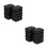 20Pcs Black Small Tin Boxes Metal Storage Containers Compact with Lid 4
