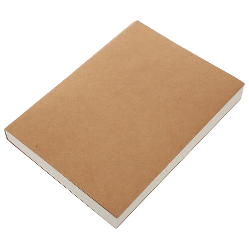 2Pcs Durable Hardbound Sketch Book Pad Beige Sketch Journal