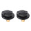 2Sets Black ABS Rv Water Inlet Replacement Kit with Valve 7