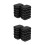 20Pcs Black Small Tin Boxes Metal Storage Containers Compact with Lid 6