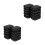 20Pcs Black Small Tin Boxes Metal Storage Containers Compact with Lid 8