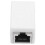 2Pcs Portable White Ethernet Coupler Adapter for Home Office Use 3