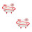 2Sets Multi-Color Ceramic Food Serving Bowl Candy Tray Household Use 4