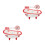 2Sets Multi-Color Ceramic Food Serving Bowl Candy Tray Household Use 9