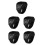 5Pcs Black ABS Counter Ring Waterproof Electronic Tracker 6