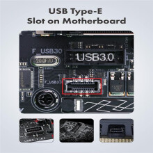 20Gbps USB 3.2 Gen 2x2 USB-C Front Panel Adapter with Motherboard Header Extension Cable, USB-C Female to 20-Pin USB