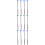 6Paren Praktische Percussie Accessoires Drumsticks Rubber ABS Kleurig 10