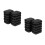 20Pcs Black Small Tin Boxes Metal Storage Containers Compact with Lid 7