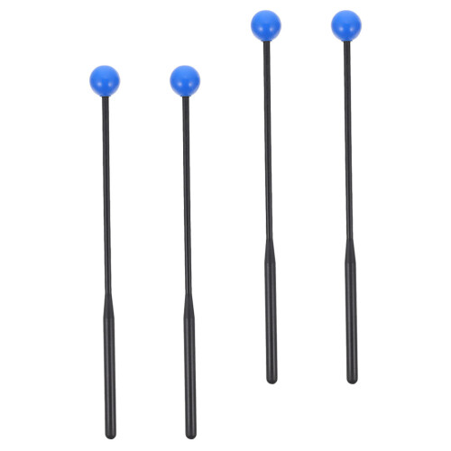 6Paren Praktische Percussie Accessoires Drumsticks Rubber ABS Kleurig 2