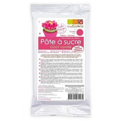 Fuchsia Sugar Paste 250g for Pastry...