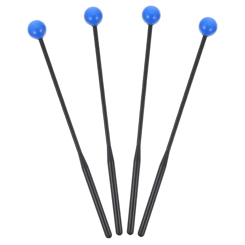 6Paren Praktische Percussie Accessoires Drumsticks Rubber ABS Kleurig 1