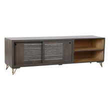 TV-meubel - Modern - Mango - Metaal - 160 cm - 2 Deuren - Bruin