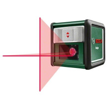 Bosch Cross line Laser Quigo with Universal clamp MM 2 (Easy and Precise Alignment with Flexible Positioning of the Tool Thanks to the Universal