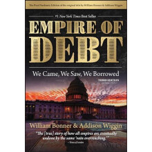The Empire of Debt by Addison Agora Financial Wiggin Hardcover Book