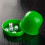 Plastic Poker Dice Cup Set with 5 Dices Shaking Cup Drinking Board Game Dice Box Green 2