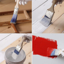 6 Pack Paint Brushes for Walls, Stain Brush, Paint Brush, Furniture Paint Brush, Paint Brushes for Painting Walls