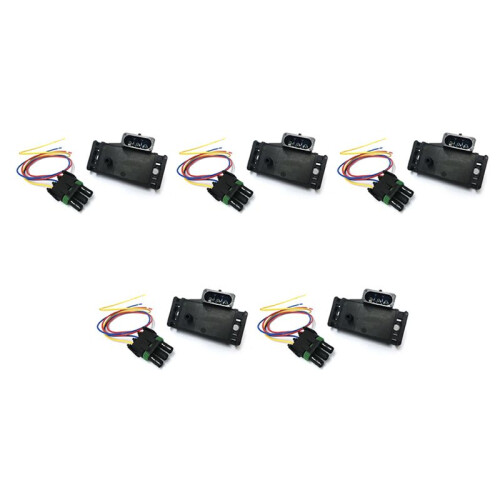 5X 3 Bar Map Manifold Absolute Pressure Sensor Turbo Boost Wire Plug Pigtail 12223861 for