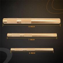 Brass Drift Punch Set, 25075 25076 25077 Brass Punches 3-Piece with 3/4 Inch, 1/2 Inch, 3/8 Inch