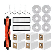 For Robot Vacuum X20+ / X20 Replacement Accessories Main Side Brush Hepa Filter Mop Cloth Dust Bag