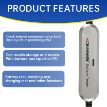 KONNWEI BK100 Car Wireless BT Battery Tester 100-2000 CCA 6V 12V Battery Detector Battery Cranking Charging Analyzer