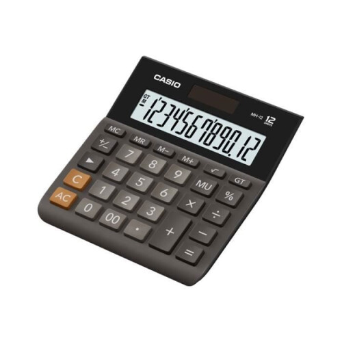 Casio Casio MH-12BK-S 12-digit black office calculator