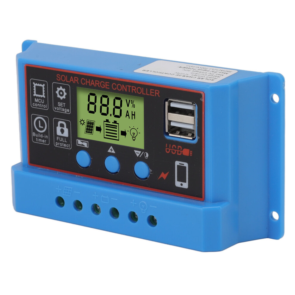 12V 24V Solar Charge Controller 20A With Lcd Display For Home System 4931372513415