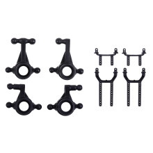 1 Set K989-50 K989-51 Front Rear Car Shell Column & 1 Set K989-33 K989-34 Front Rear Steering Cup