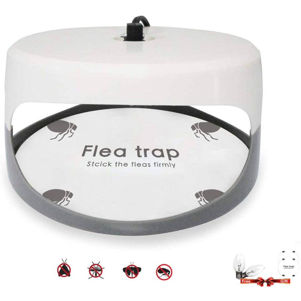 Light Heat And Attraction, Non-Poisonous Flea Trap For A Safer Living Environment, Odorless Pest Control, Low Energy Consumption, Effective Insect