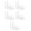10Stk Eckschutz Spritzschutz Transparent Wasserstopp 7