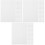 240Sheets White Notebook Refill Paper Thick 6 Holes Loose Leaf 5