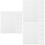 240Sheets White Notebook Refill Paper Thick 6 Holes Loose Leaf 8