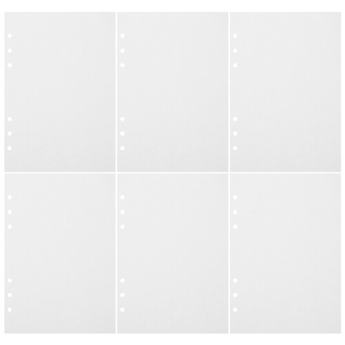 240Sheets White Notebook Refill Paper Thick 6 Holes Loose Leaf 1