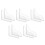 10Stk Eckschutz Spritzschutz Transparent Wasserstopp 8