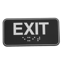 5Stk Acryl Braille-Fluchtweg-Schild Selbstklebend Für Büro