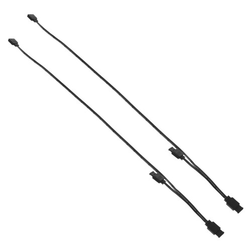 8Pcs Gaming Pc Argb Cable Extensions Black Plastic Easy Plug and Play 2