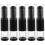 5Stk Dichte Foundation- & Puderpinsel Schwarz Für Make-Up 11