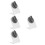 4Pièces Oreilles Flexibles Silicone Pour Entraînement Piercing 10
