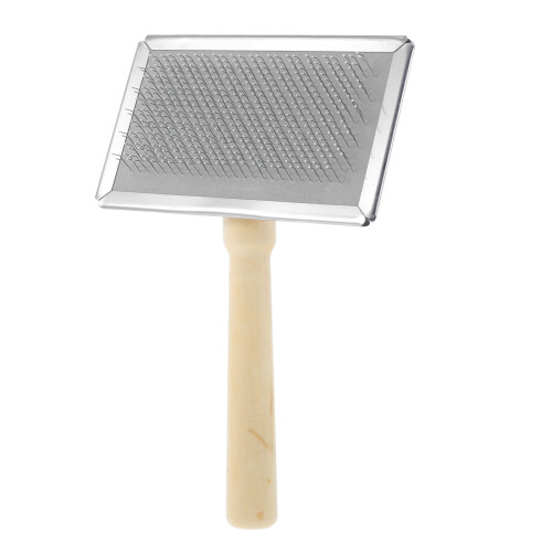 3Pièces Brosse Cardeuse À Laine Bois Acier Pour 2