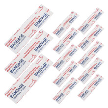 250Pièces Pansements Adhésifs Respirants Blancs Protection