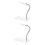 2Pièces Base Plastique Transparente Pour Figurines Action Et Modèles 8