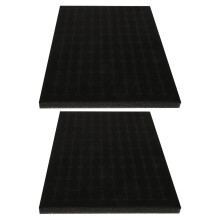 6Pièces Support Éponge Noir Pour Rangement Doux Élégant