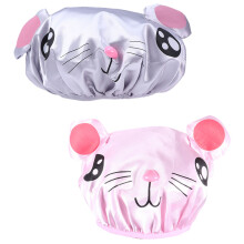 6Pièces Bonnet Douche Coloré Enfant Peva Respirant Usage Quotidien